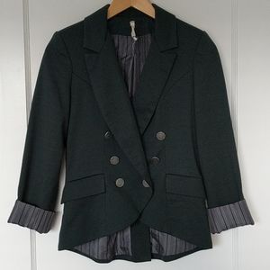 Willow & Clay Double Breasted Fishtail Blazer
